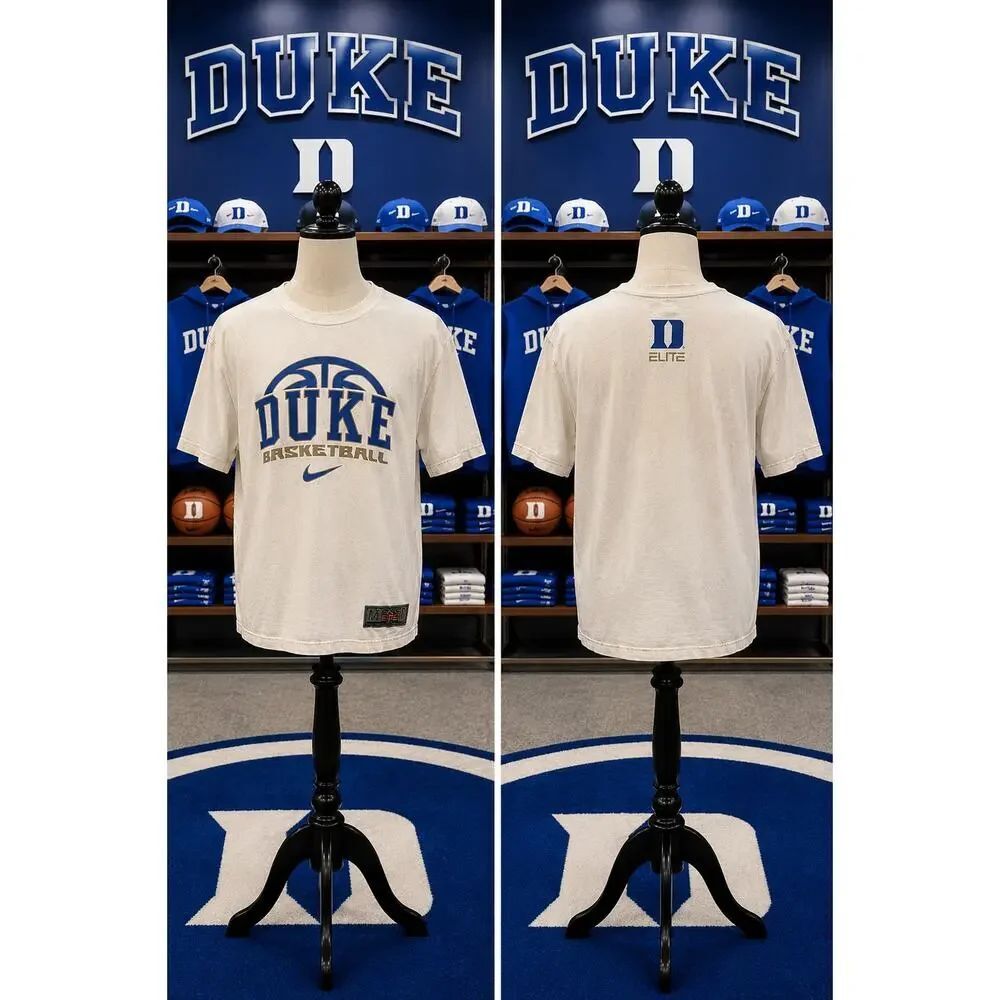 Nike Elite Duke Basketball NCAA Tee Men’s Medium